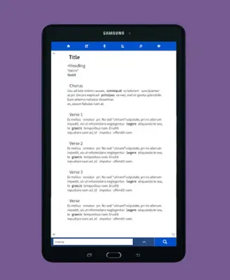 Lyric Notepad - Song Writing android App screenshot 2