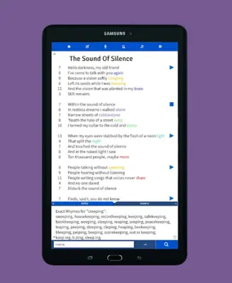 Lyric Notepad - Song Writing android App screenshot 4